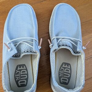 Hey Dude Light Blue Casual Shoes